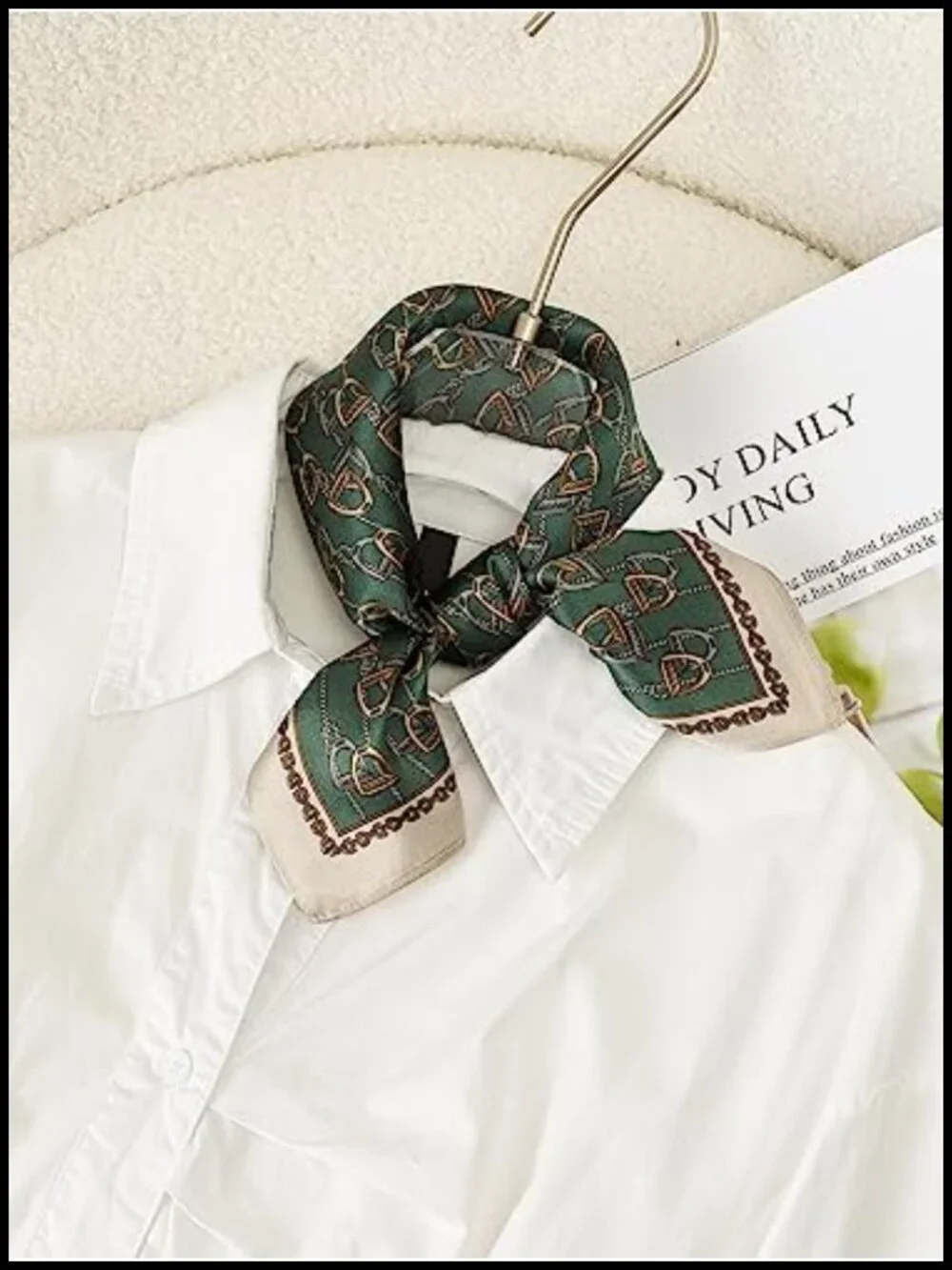 100% Mulberry Silk Scarf 21 Square Lightweight Neckerchief Gift Ready